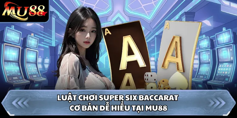 Luật chơi Super six Baccarat cơ bản dễ hiểu tại Mu88