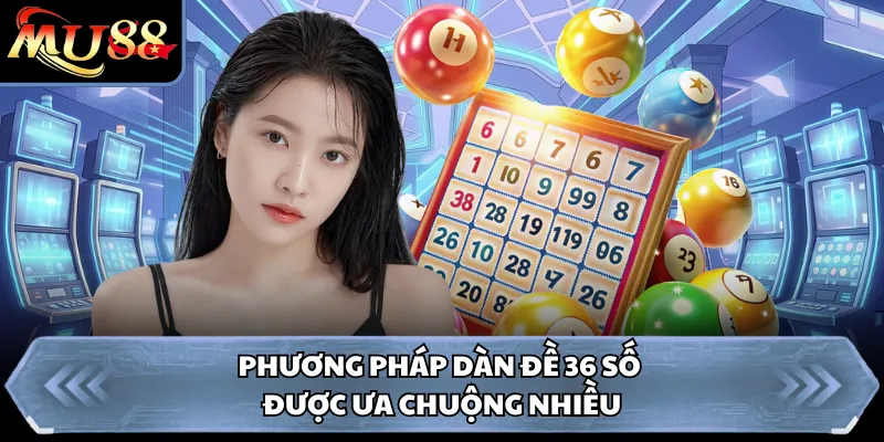 Phương pháp dàn đề 36 số được ưa chuộng nhiều