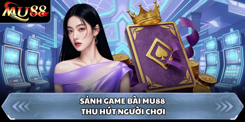 Sảnh game bài MU88 thu hút người chơi